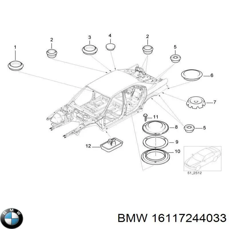 16117244033 BMW 