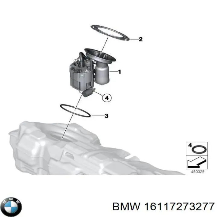 Модуль бензонасоса BMW 16117273277 цена, от 109.74 USD