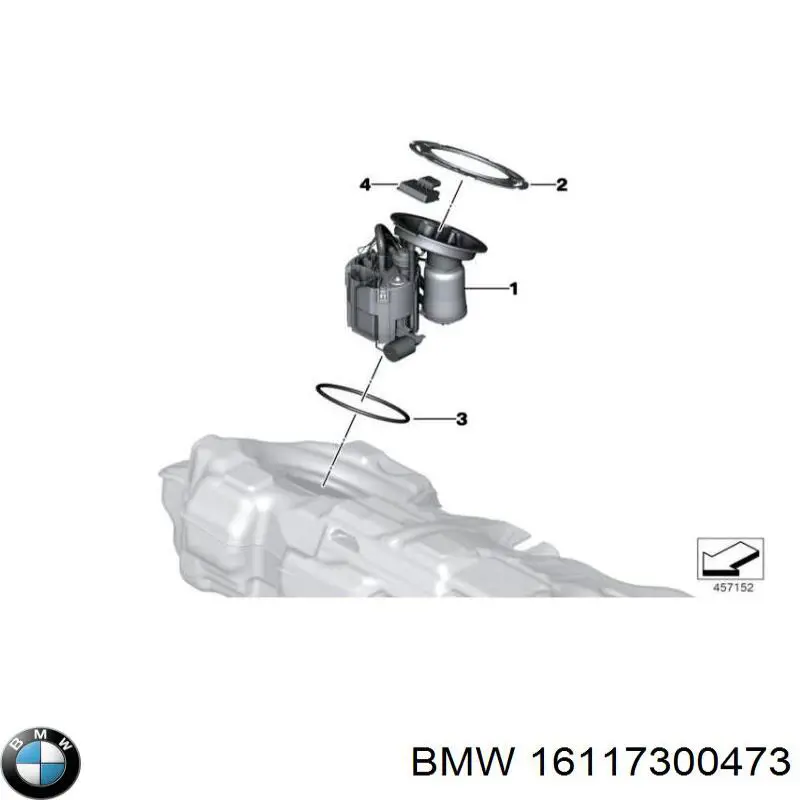 16117300473 BMW Электробензонасос