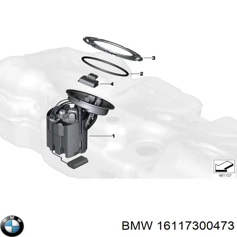 Модуль бензонасоса BMW 16117300473 цена, от 391.56 USD