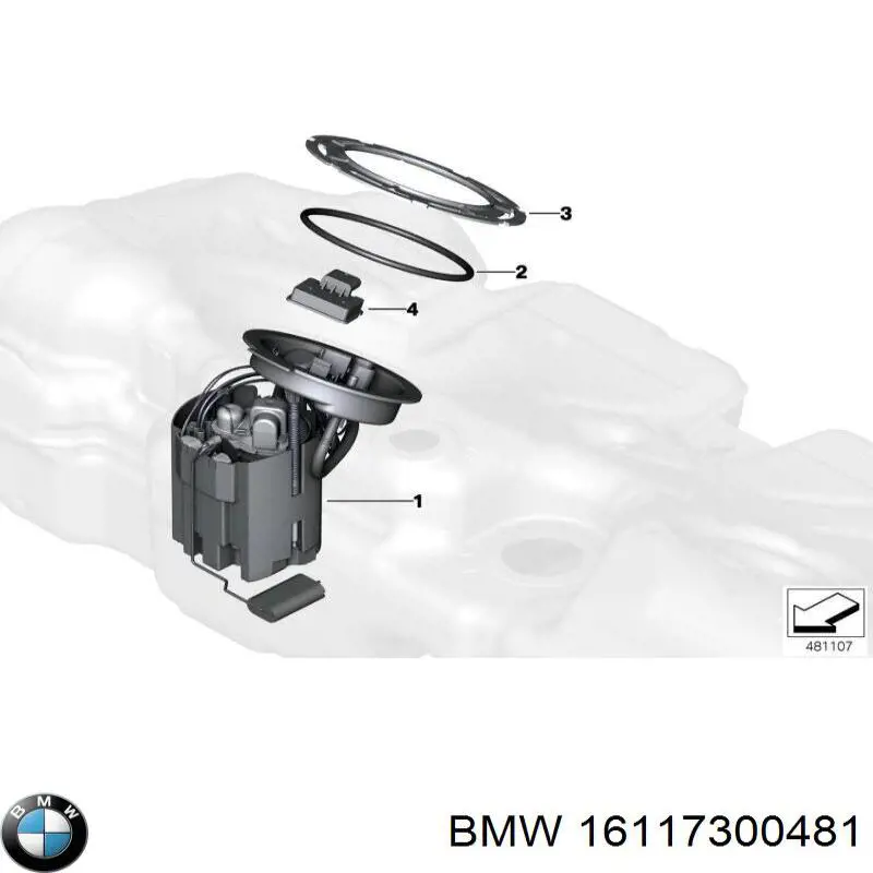 Модуль бензонасоса BMW 16117474992 цена, от 176.07 USD