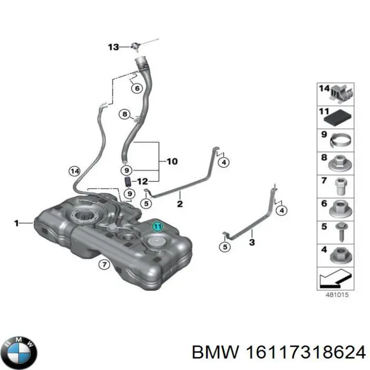 16117318624 BMW 