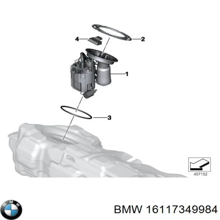 16117349984 BMW Электробензонасос