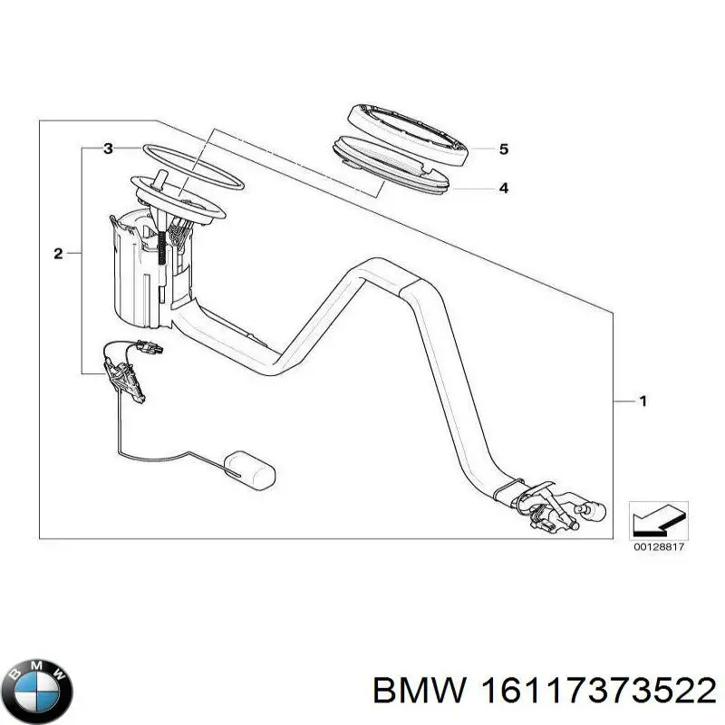 Модуль бензонасоса BMW 16117373522 цена, от 190.41 USD