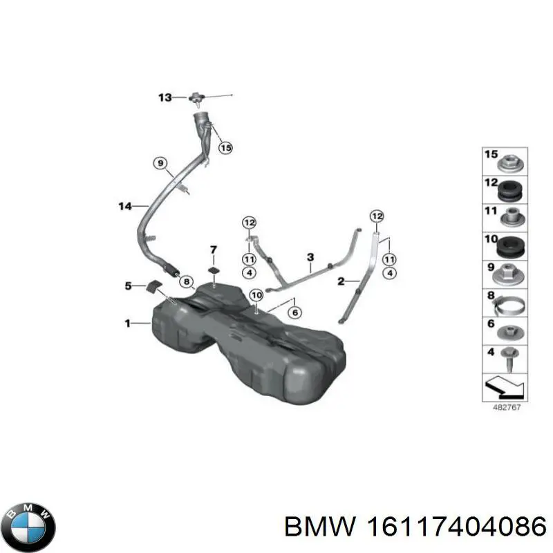 16117404086 BMW 