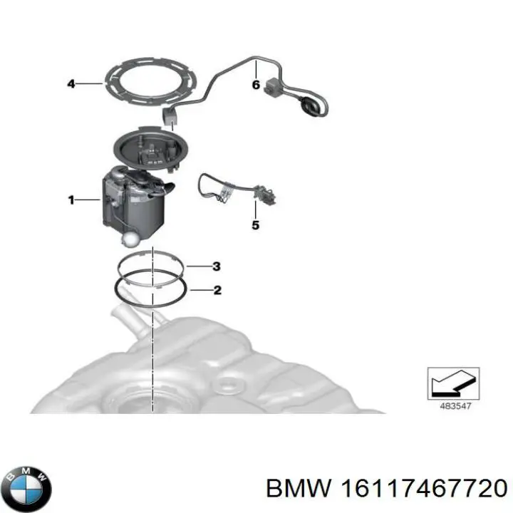 16117467720 BMW Электробензонасос