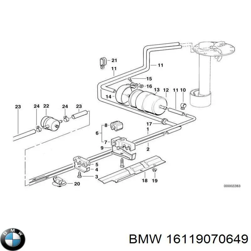  BMW 16119070649 цена, от 56.23 USD