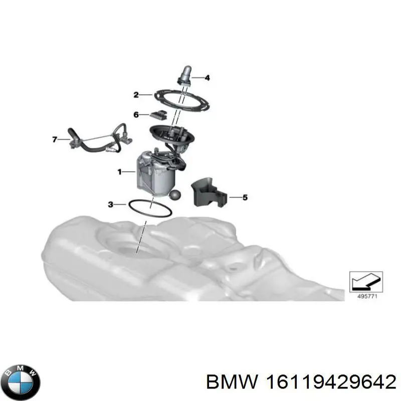 16119429642 BMW 