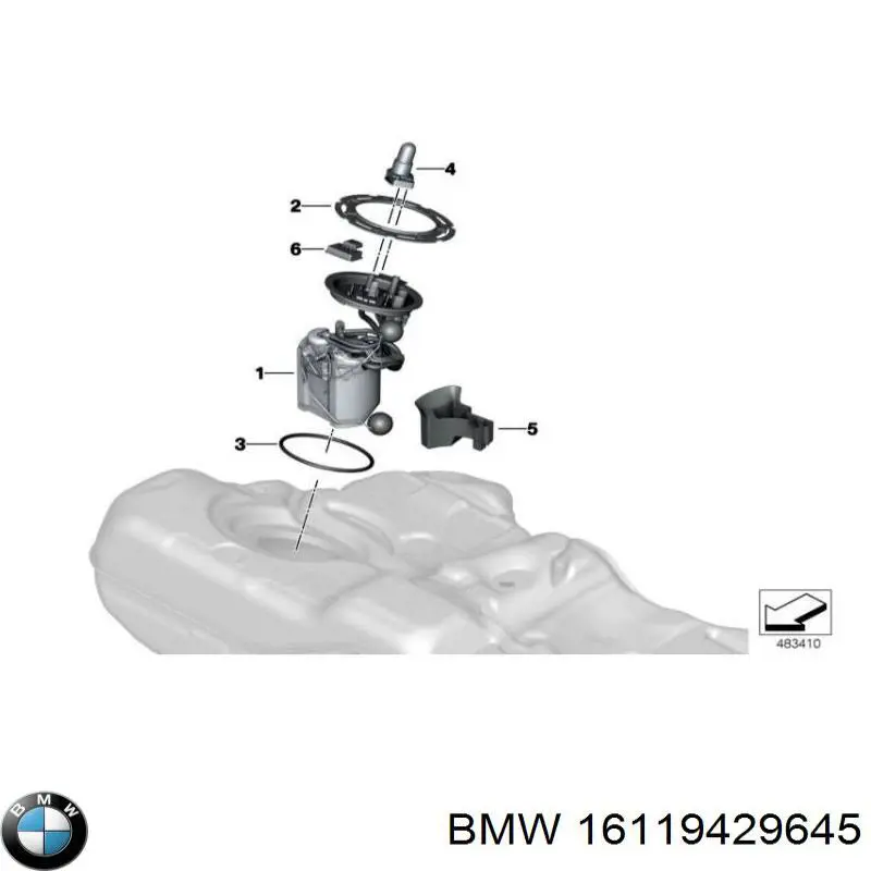 16119429645 BMW 