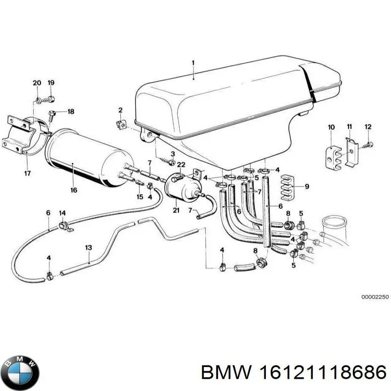 16121118686 BMW 