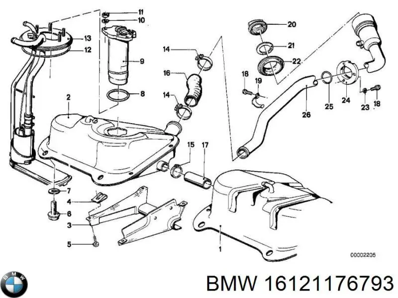  16121176793 BMW