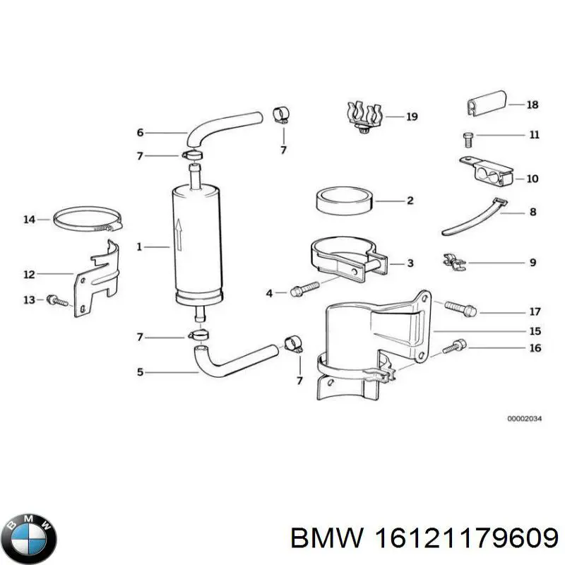  BMW 16121179609 цена, от 121.94 USD