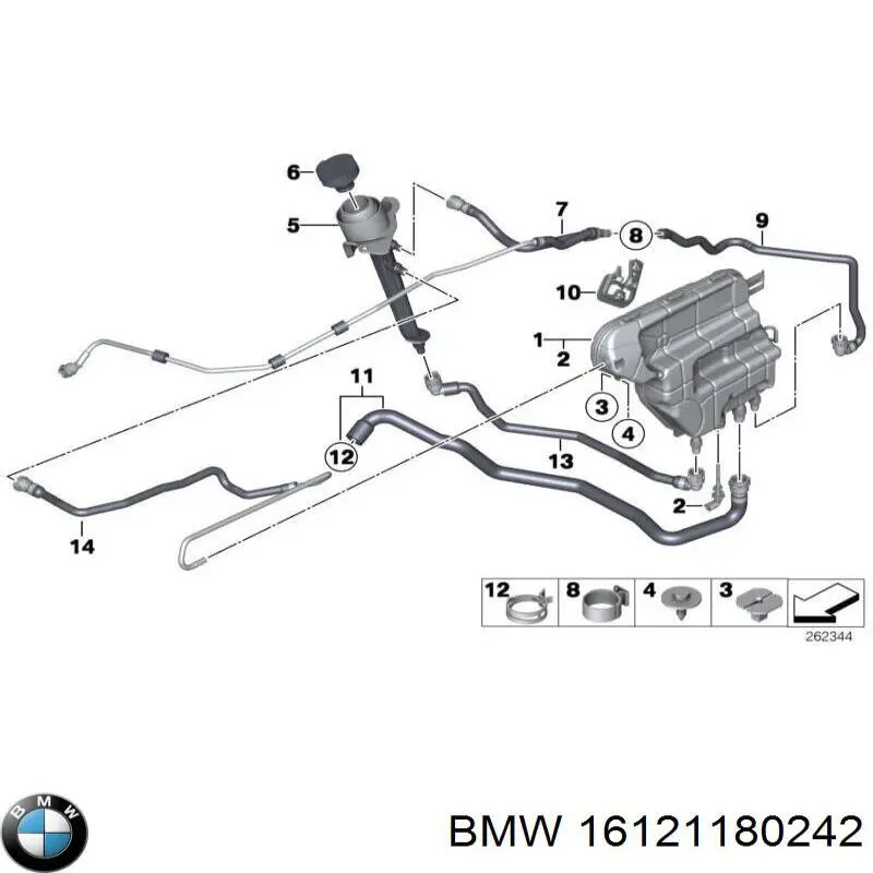 Хомут пыльника рулевой рейки BMW 16121180242 цена, от 0.97 USD