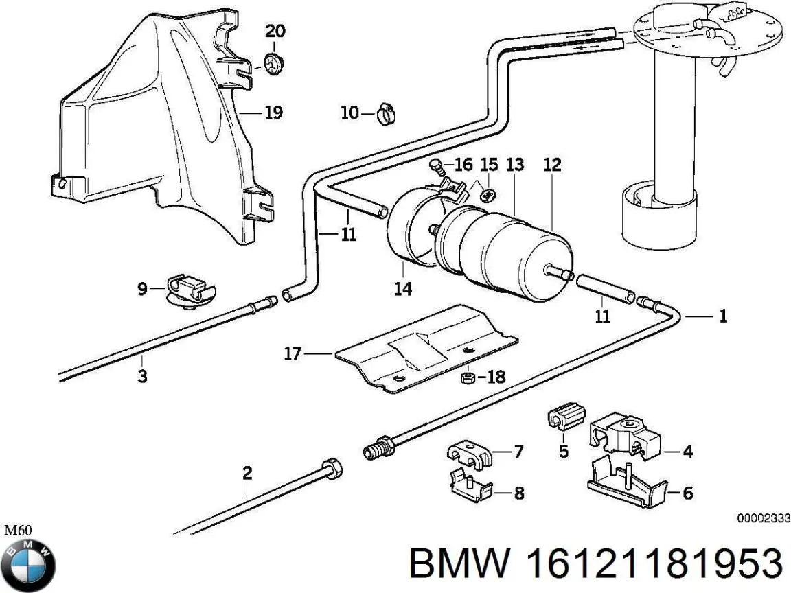 16121181953 BMW 