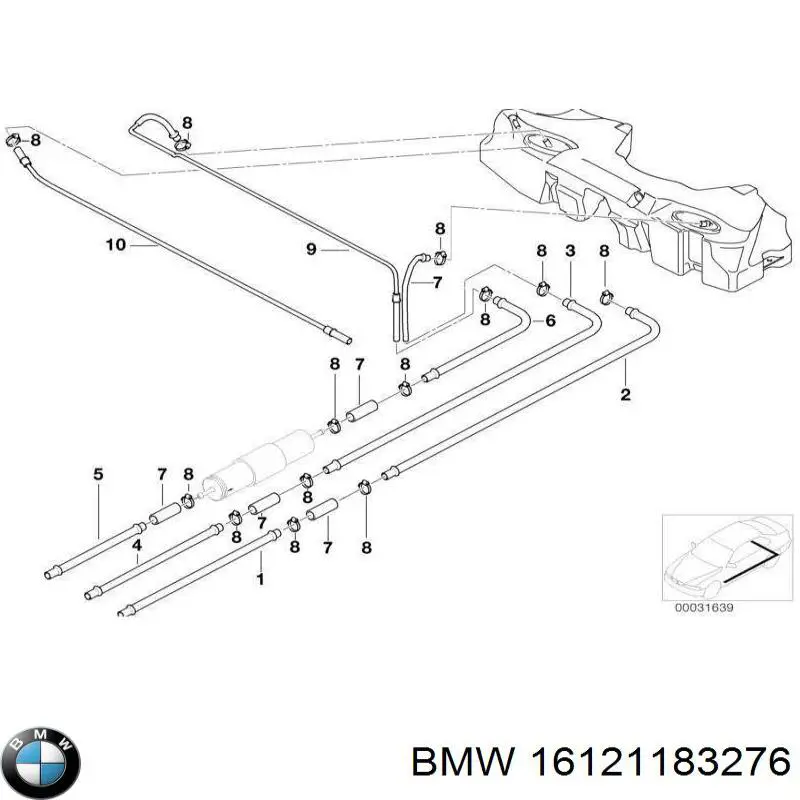 Купить 16121183276 BMW 