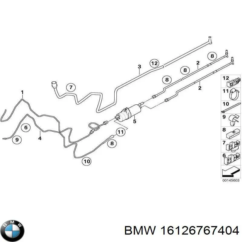Фильтр тонкой очистки топлива BMW 16126767404 цена, от 146.21 USD