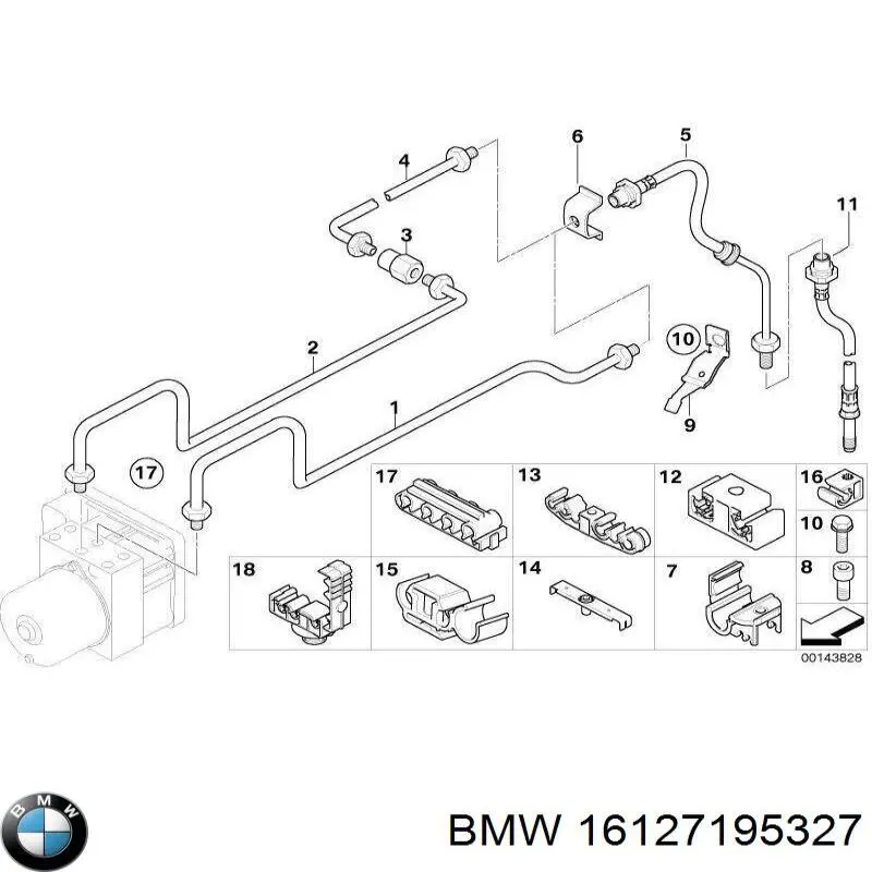 Купить 16127195327 BMW 