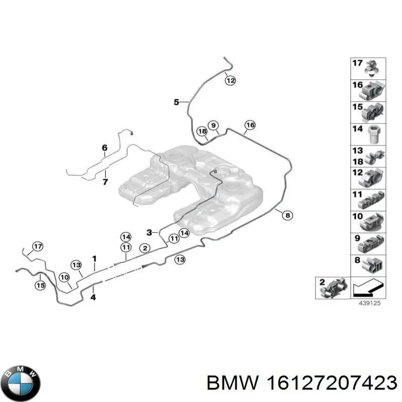 Купить 16127207423 BMW 