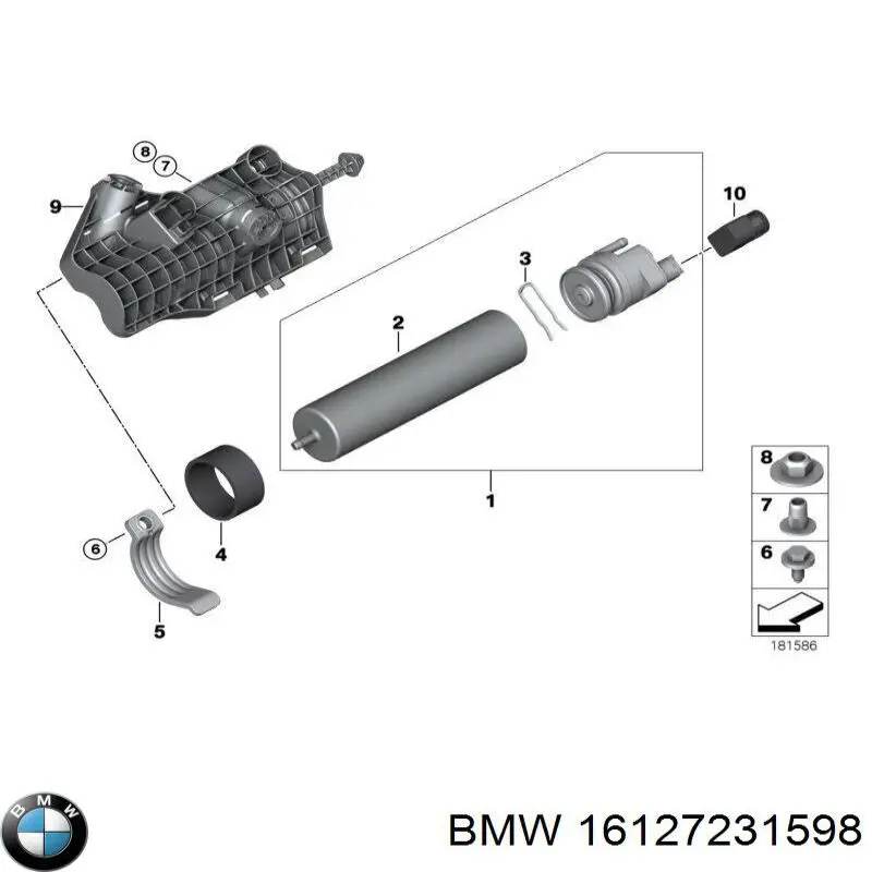  BMW 16127231598 цена, от 5.64 USD