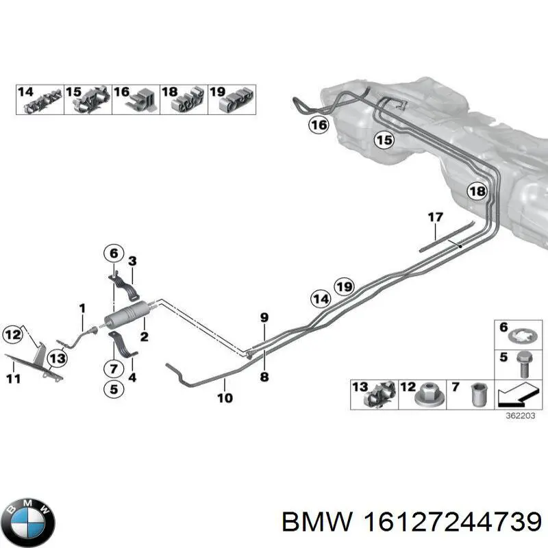 Купить 16127244739 BMW 