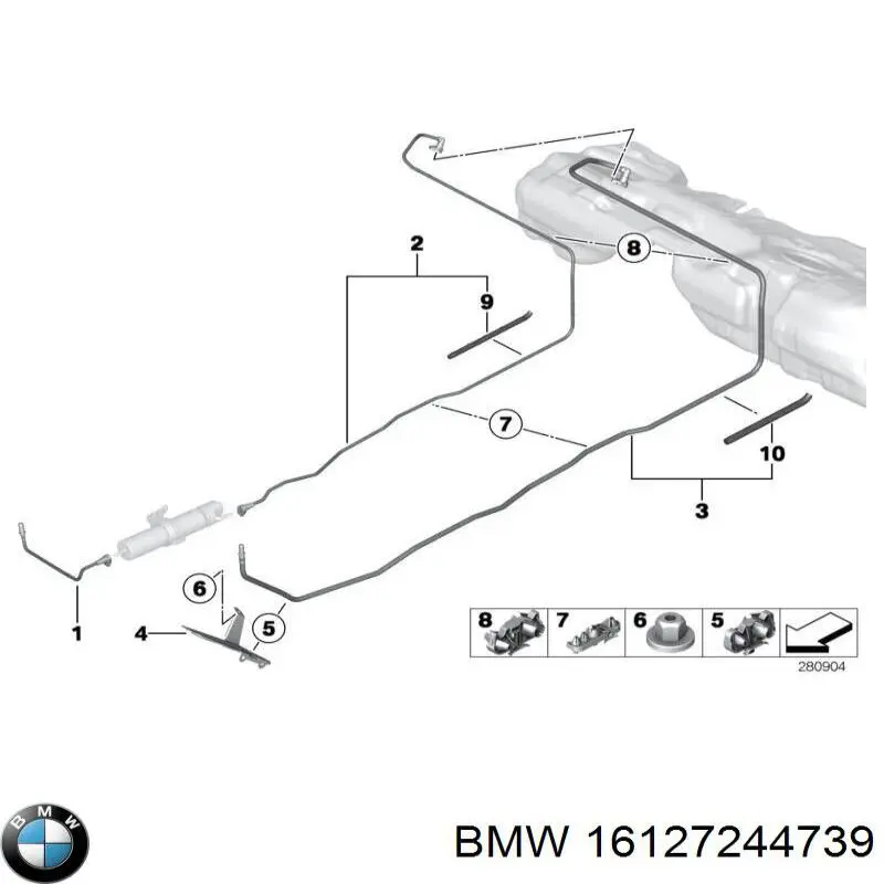  BMW 16127244739 цена, от 5.78 USD