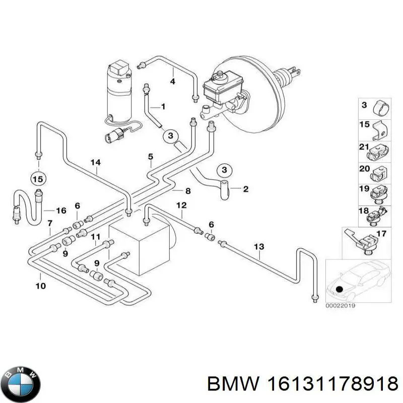  16131178918 BMW