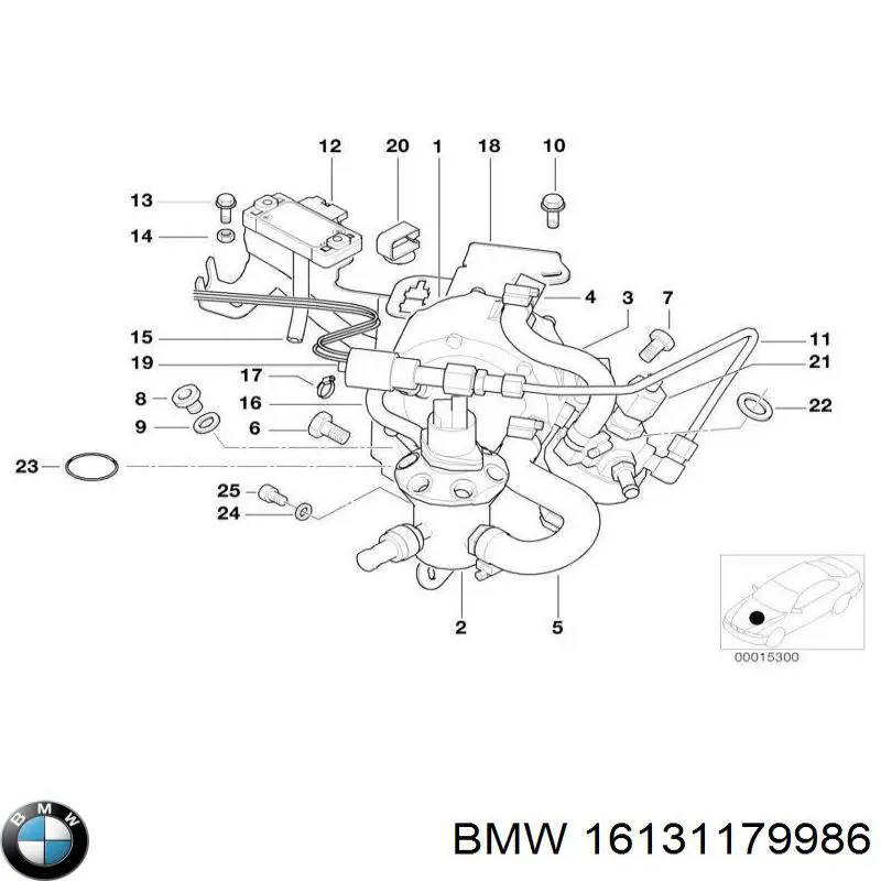  BMW 16131179986 цена, от 22.35 USD