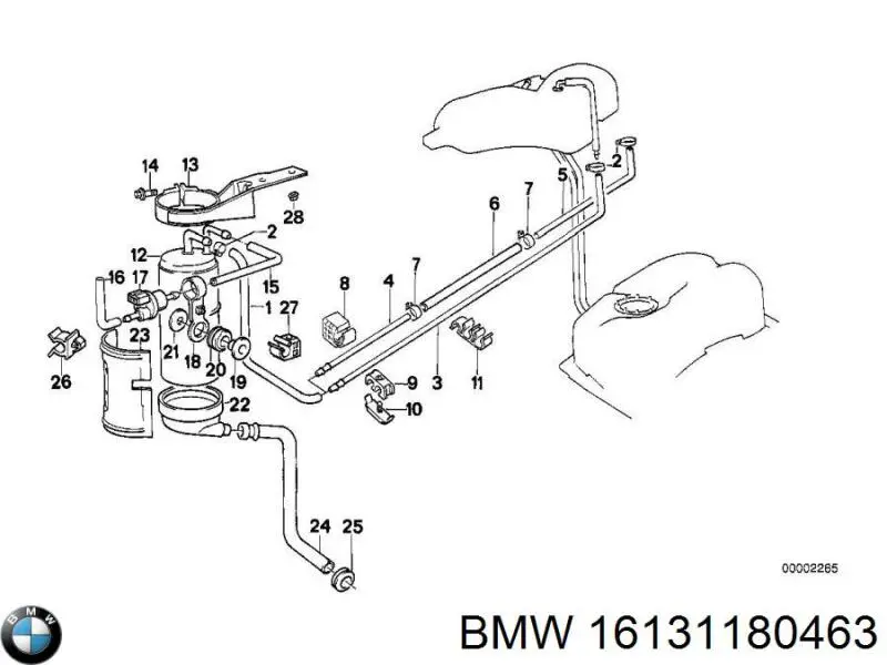  16131180463 BMW