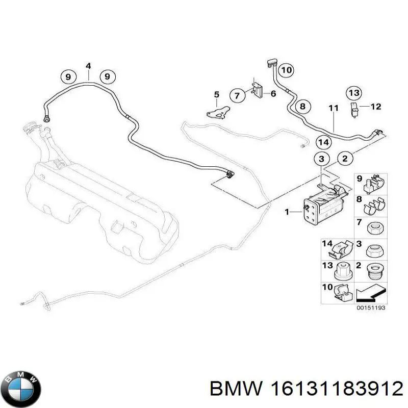 Ремкомплект АКПП BMW 16131183912