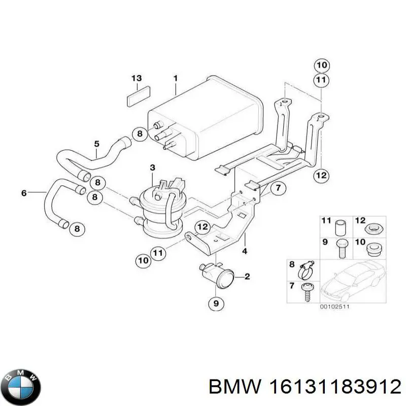 16131183912 BMW Ремкомплект АКПП