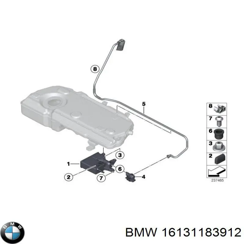Ремкомплект АКПП BMW 16131183912 цена, от 5.31 USD