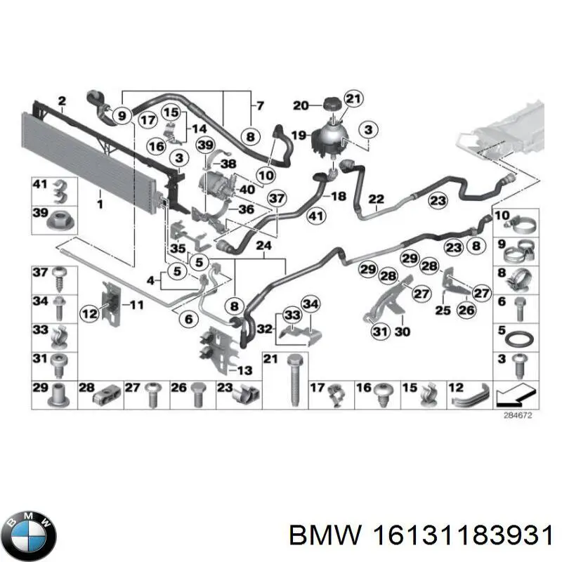 Купить 16131183931 BMW 