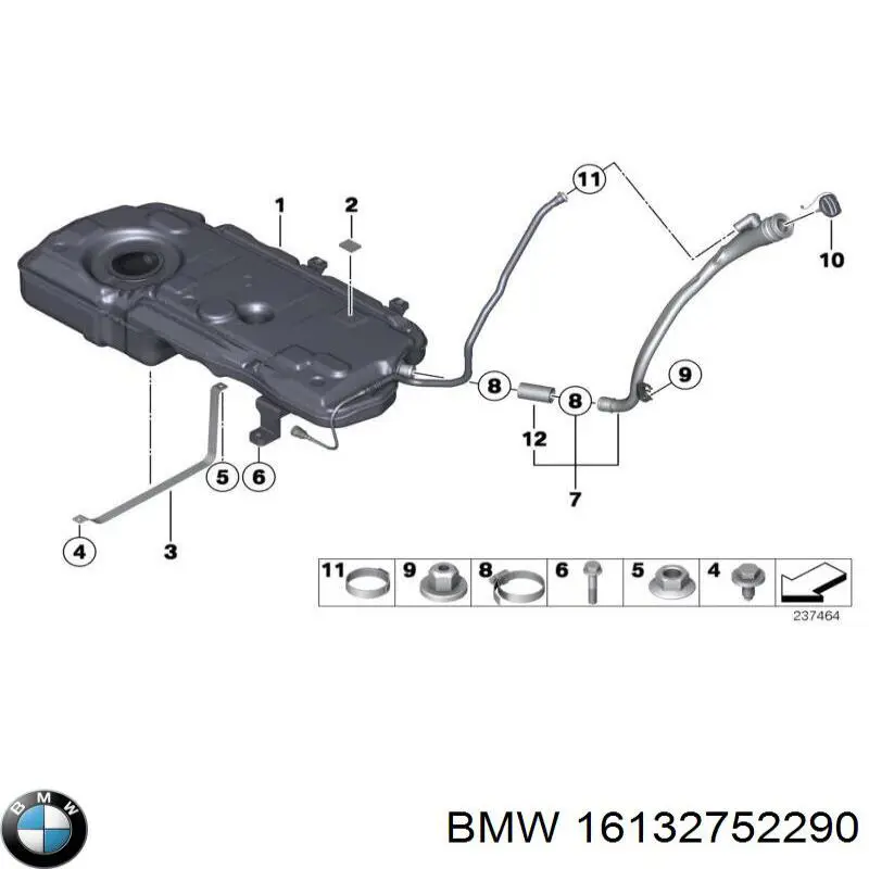 Фильтр тонкой очистки топлива BMW 16132752290 цена, от 28.03 USD