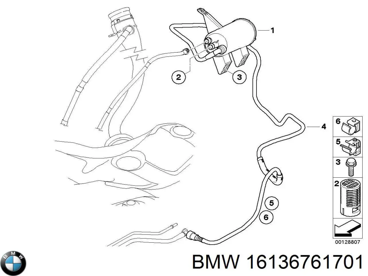  BMW 16136761701 цена, от 38.01 USD