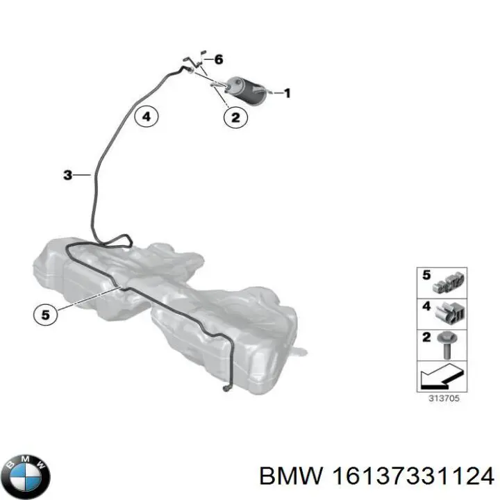 Купить 16137331124 BMW 