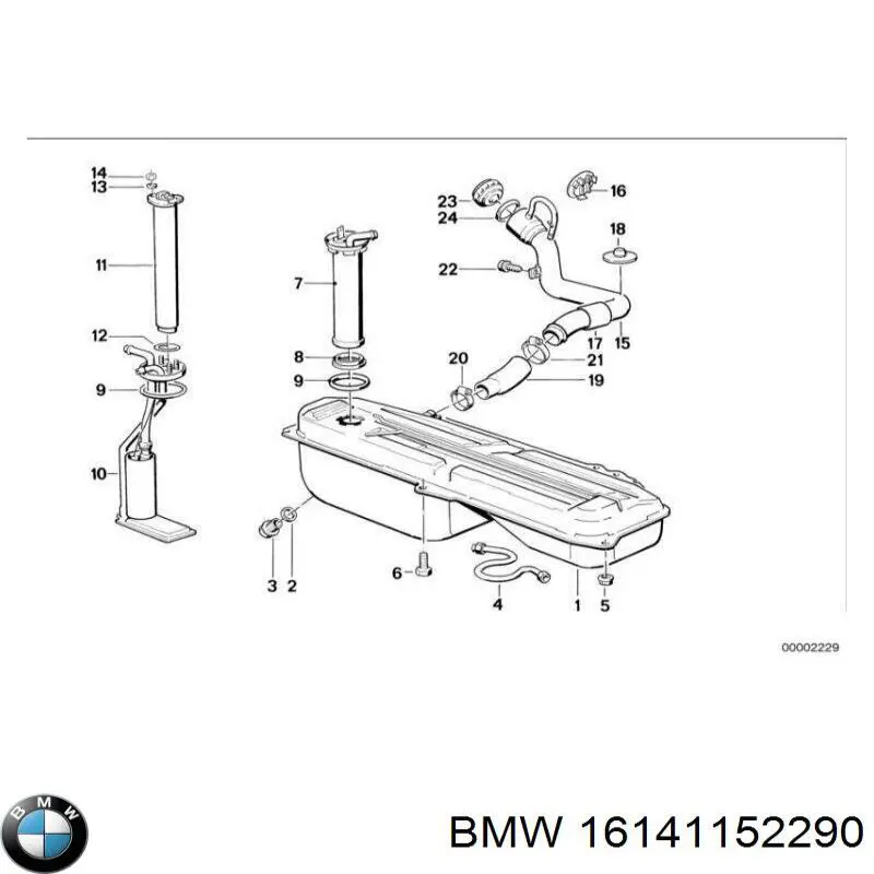 Модуль бензонасоса BMW 16141179415 цена, от 48.69 USD