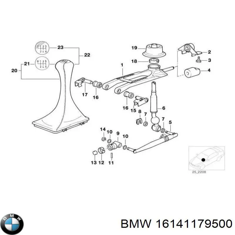 16141179500 BMW топливный фильтр