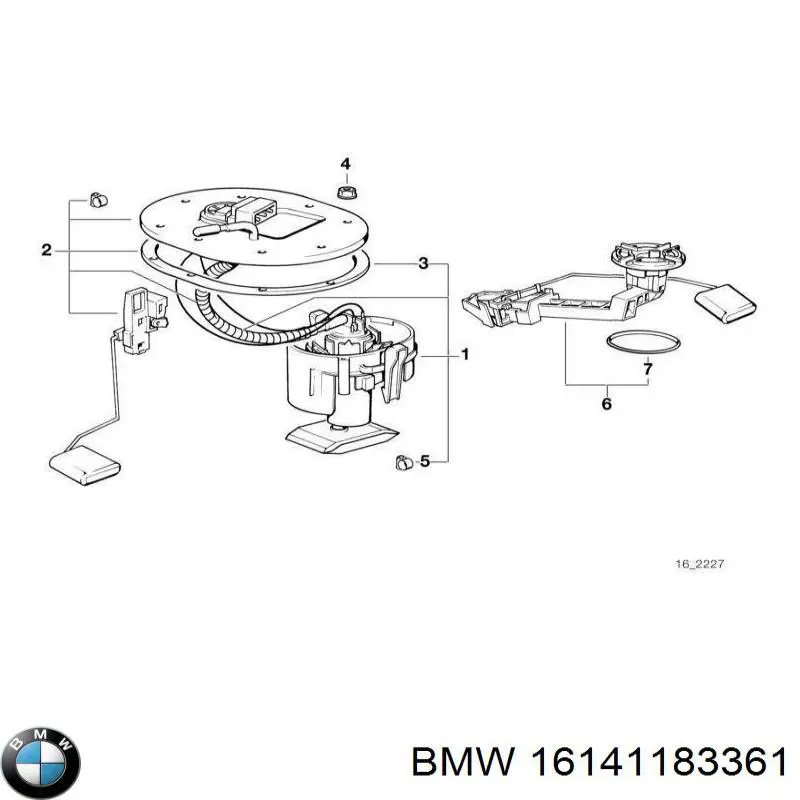 Модуль бензонасоса BMW 16141183361 цена, от 505.91 USD