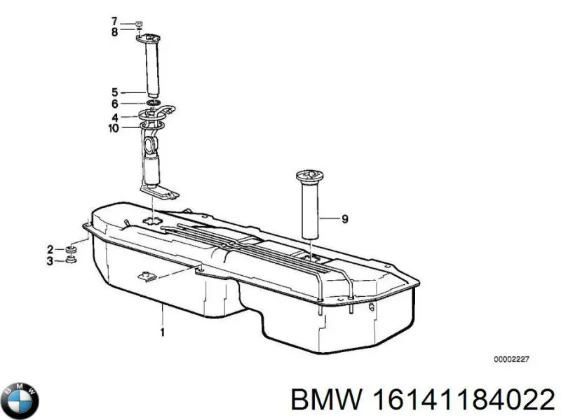 Купить 16141184022 BMW Модуль топливного насоса