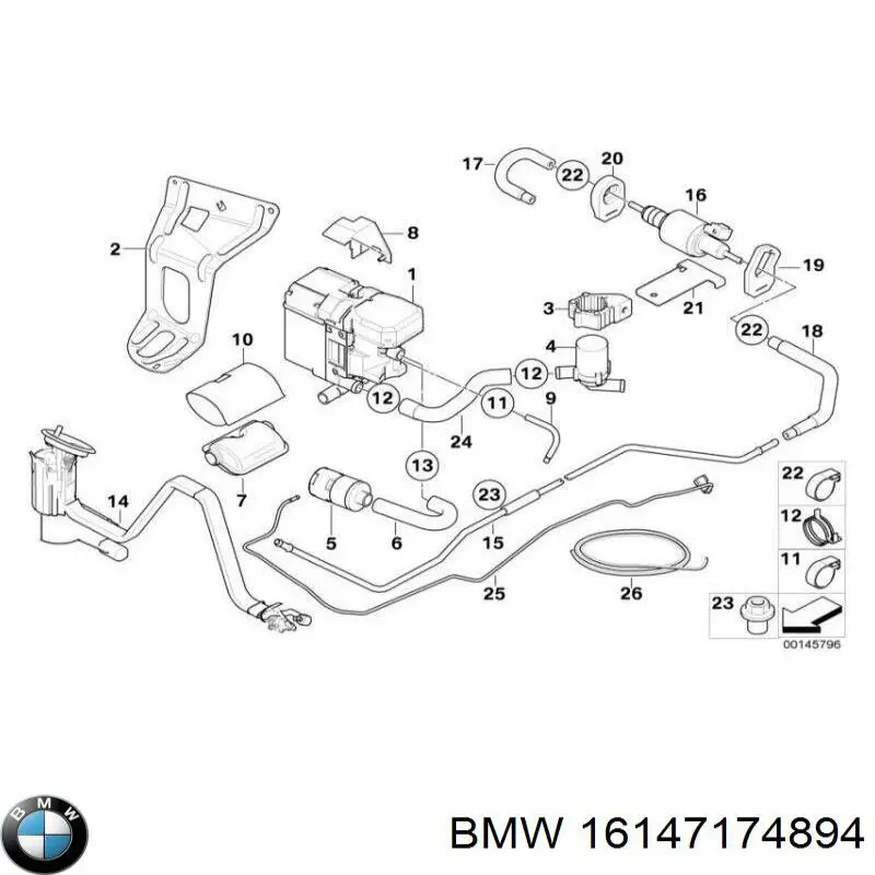 16147174894 BMW Электробензонасос