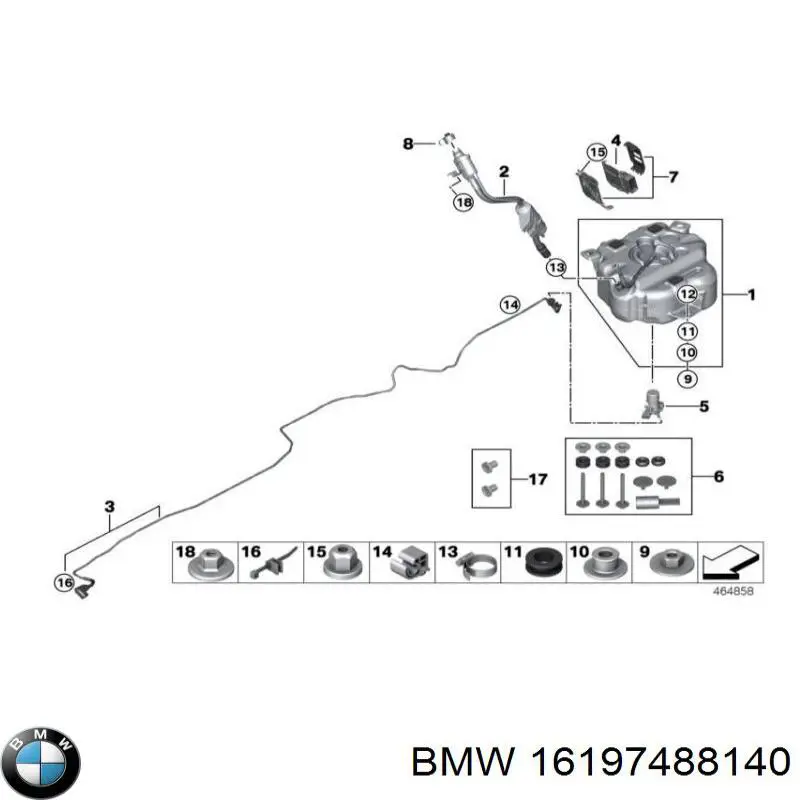 Блок управления AD BLUE 61357394466 BMW