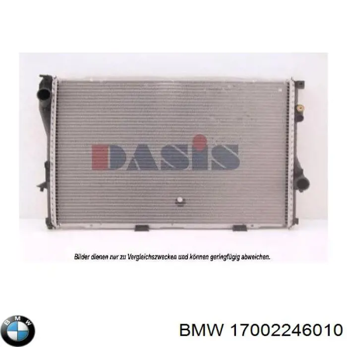 17002246010 BMW радиатор