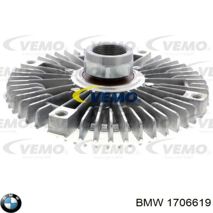 Вискомуфта вентилятора 1706619 BMW