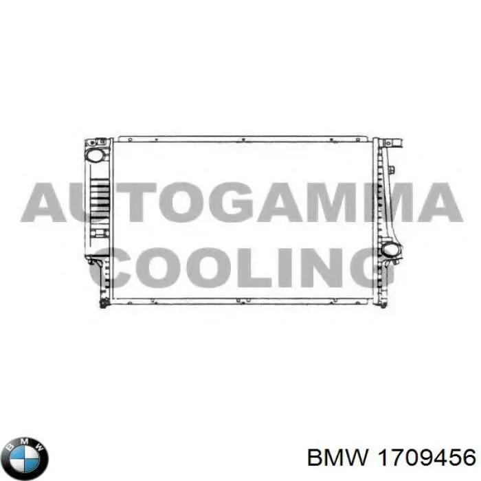 Радиатор 1709456 BMW