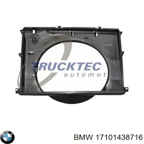 17101438716 BMW диффузор радиатора охлаждения