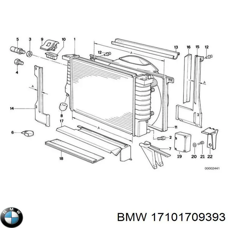 17101709393 BMW 