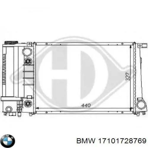 1719303 BMW радиатор