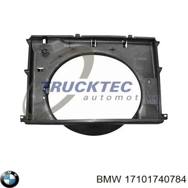17101740784 BMW диффузор радиатора охлаждения