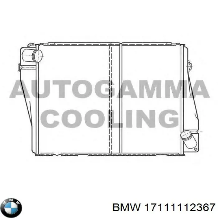 Радиатор охлаждения двигателя BMW 17111112367 цена, от 750.49 USD