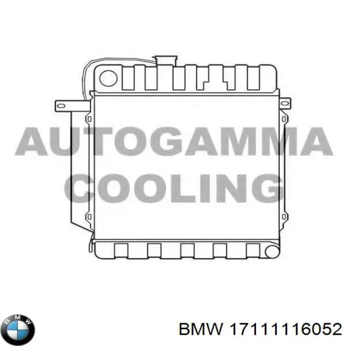 17111116052 BMW Радиатор основной